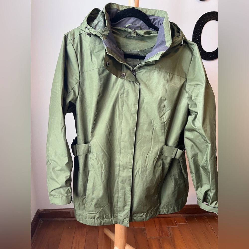 Gerry Women’s 3 in 1 Rain Jacket with Removable Hood size Large
